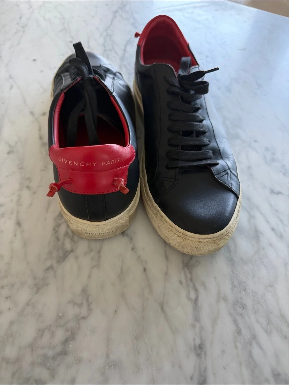 ✨Men’s Designer✨Givenchy Urban Street Sneakers with Red Heel Tab